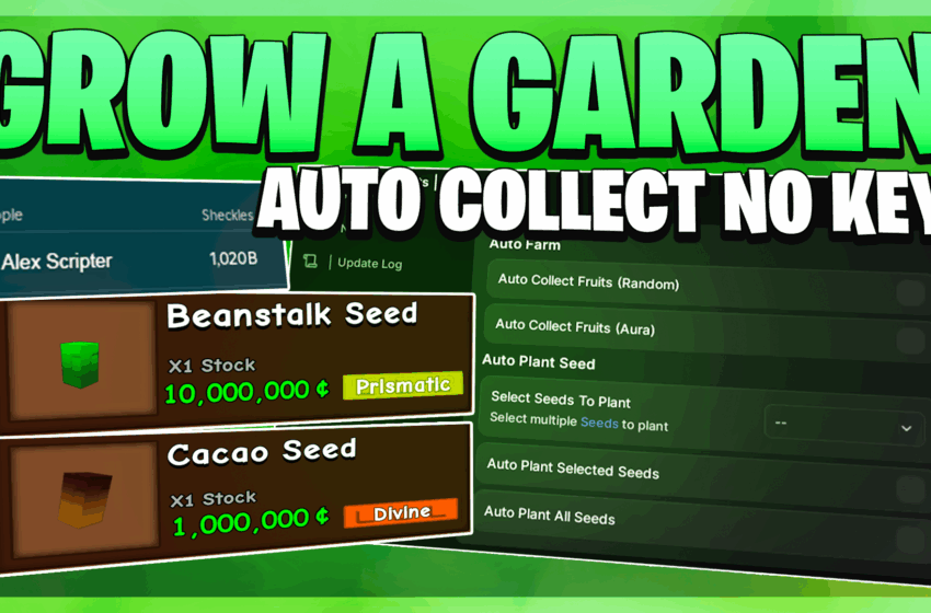Grow A Garden Keyless Script