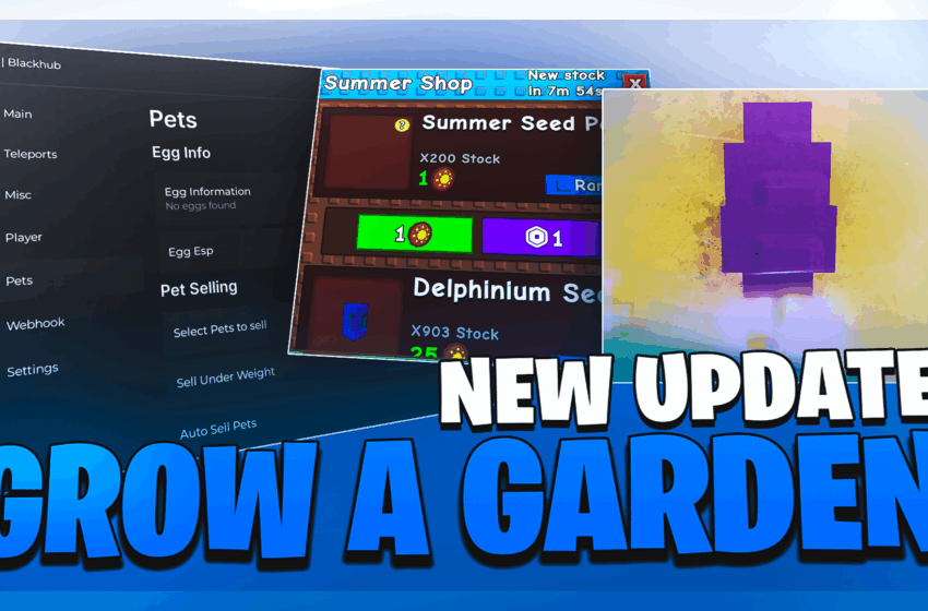  Grow A Garden New Update Script