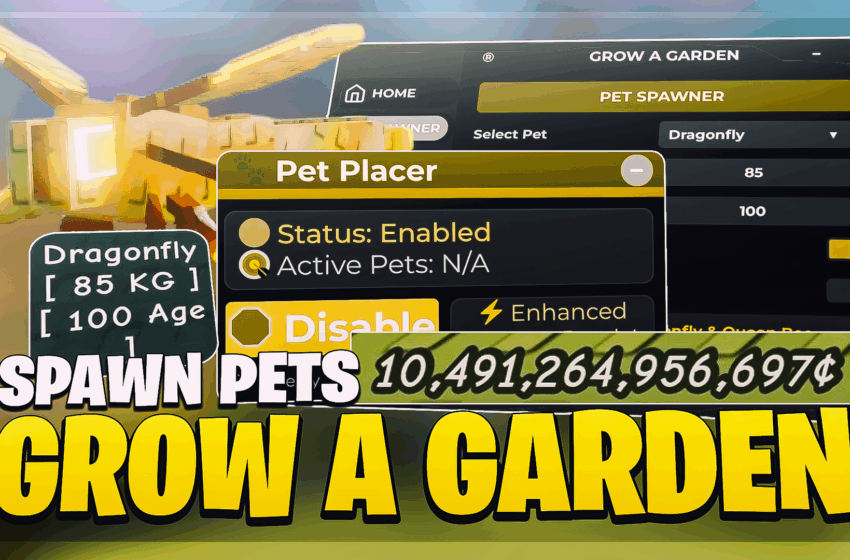 Grow A Garden Pet Spawner Script