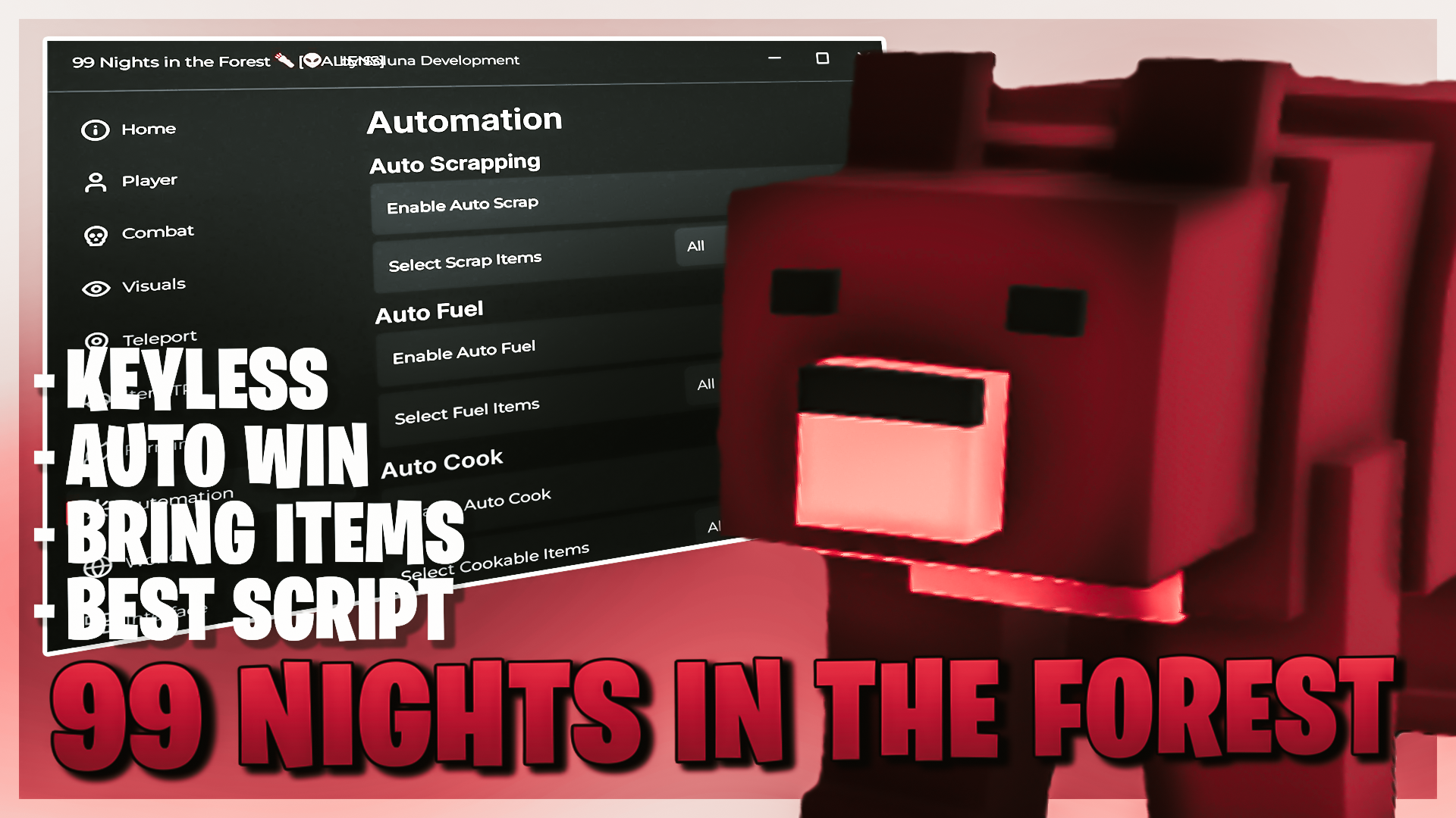  99 Nights In The Forest Script Instant Win