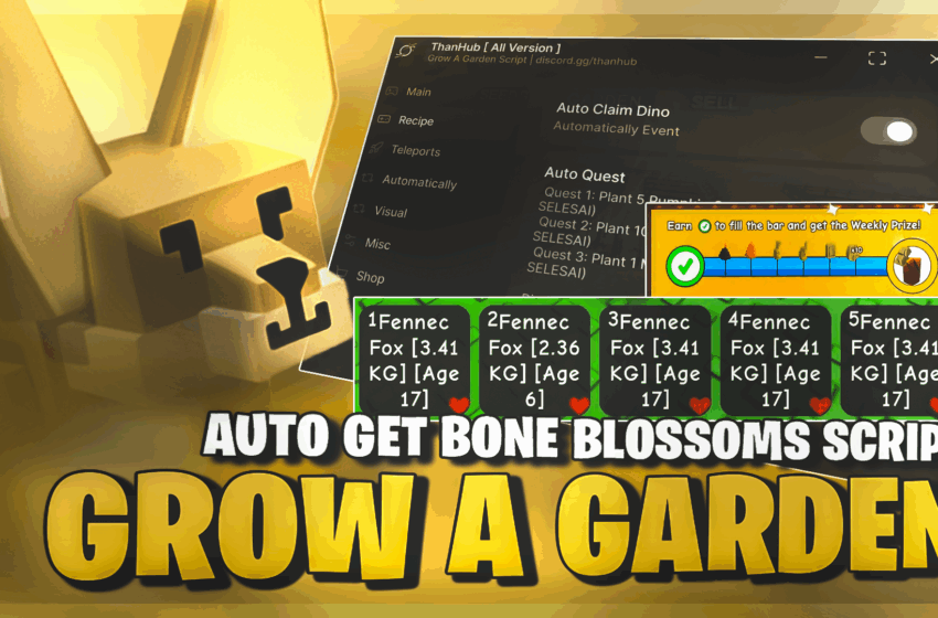 Grow A Garden Get Bone Blossom Script