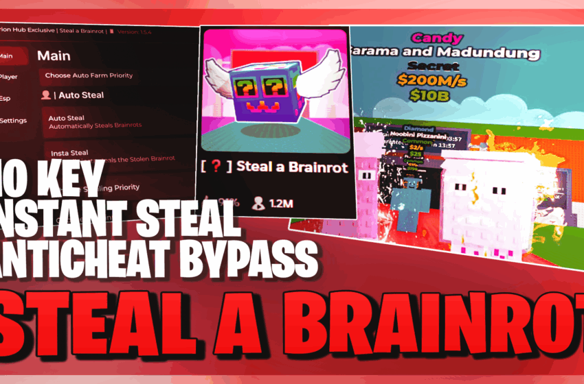 Steal A Brainrot Instant Steal In 1 Second Script