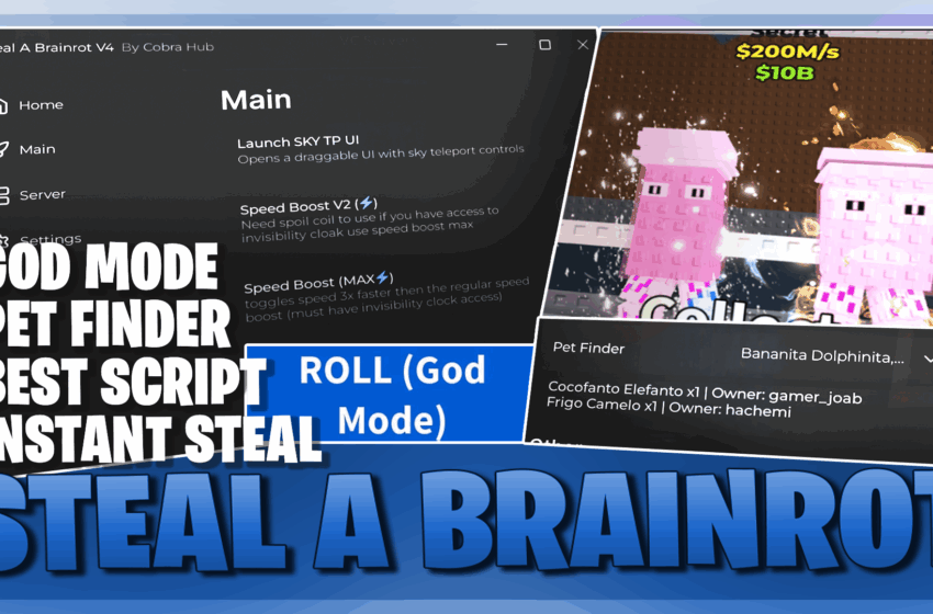  Steal A Brainrot Script Pet Finder Script