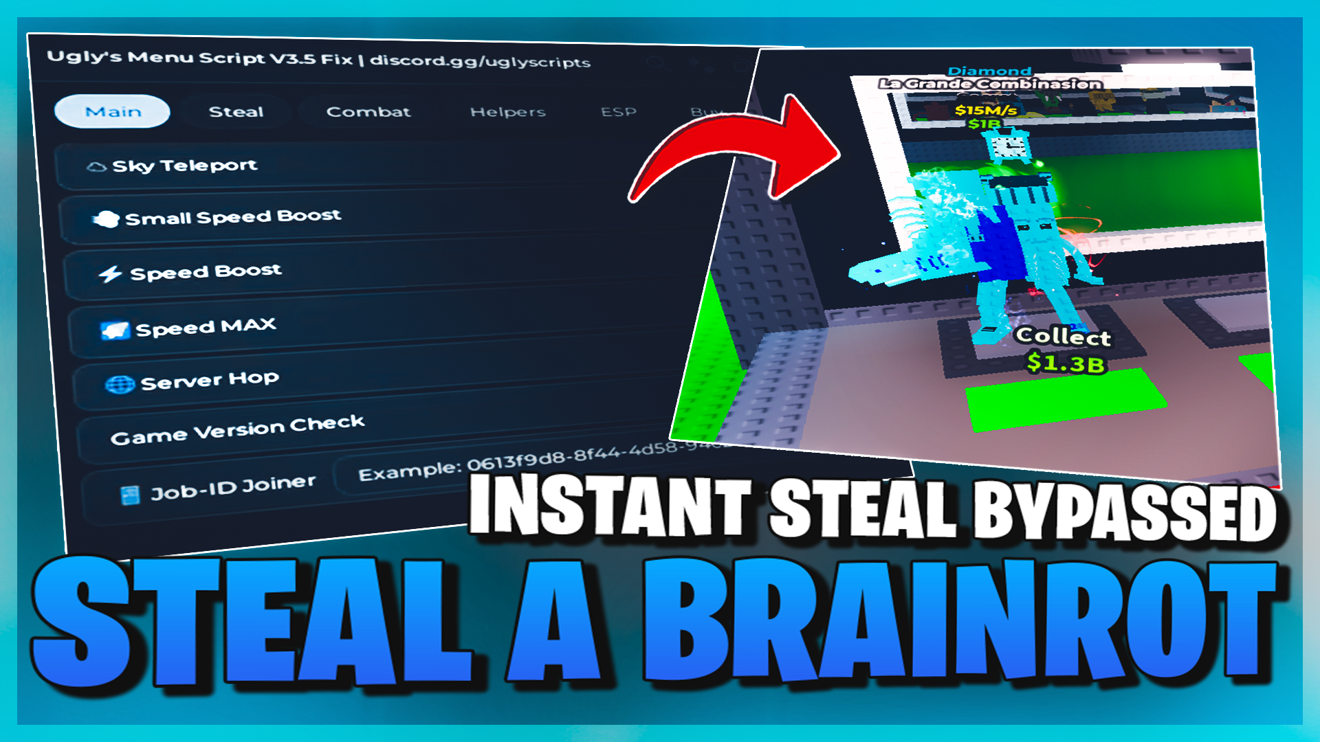 Steal A Brainrot Instant Steal Bypassed Script