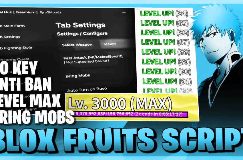  Blox Fruits Script Max Level Script