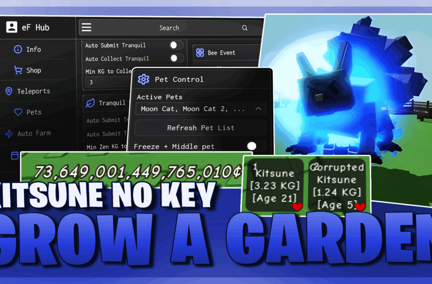  Grow A Garden Script Kitsune No Key