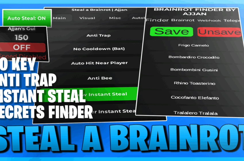 Steal A Brainrot New Instant Steal Script